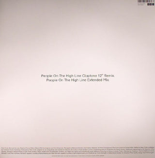 New Order : People On The High Line (12", Single, Ltd, Whi)