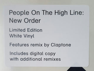New Order : People On The High Line (12", Single, Ltd, Whi)