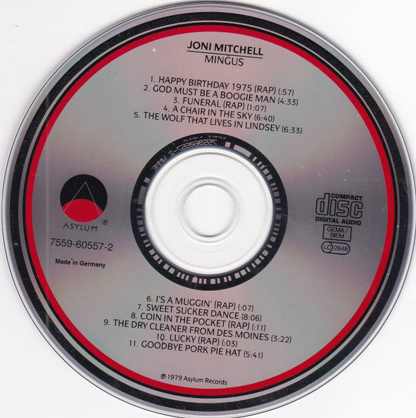 Joni Mitchell : Mingus (HDCD, Album, RE)
