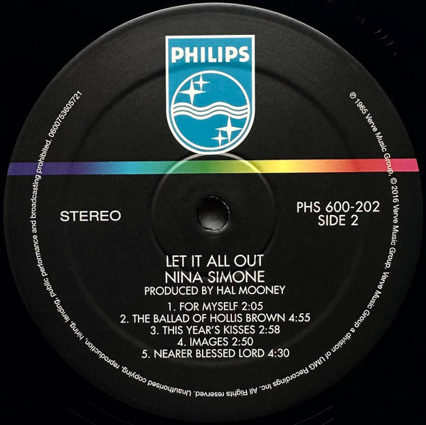 Nina Simone : Let It All Out (LP, Album, RE)