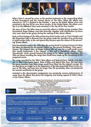 The Who : Who's Next (DVD-V, NTSC)