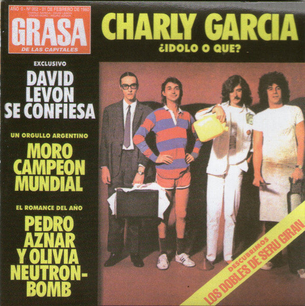 Serú Girán : Grasa De Las Capitales (CD, Album, RE)