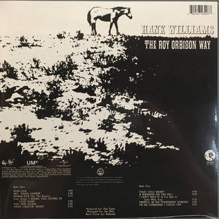 Roy Orbison : Hank Williams The Roy Orbison Way (LP, Album, RE)