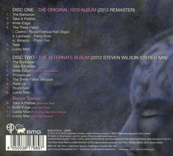 Emerson, Lake & Palmer : Emerson Lake & Palmer (2xCD, Album, Dlx, RE, RM)