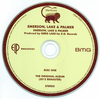 Emerson, Lake & Palmer : Emerson Lake & Palmer (2xCD, Album, Dlx, RE, RM)