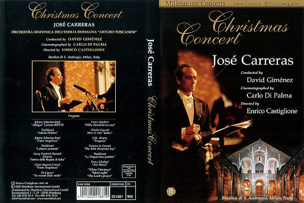 José Carreras : Christmas Concert (DVD-V, PAL)