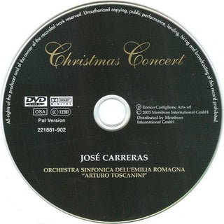 José Carreras : Christmas Concert (DVD-V, PAL)