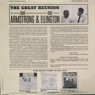 Louis Armstrong & Duke Ellington : The Great Reunion (LP, Album, RE, 180)