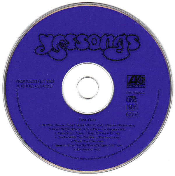 Yes : Yessongs (2xCD, Album, RE, RM, RP)