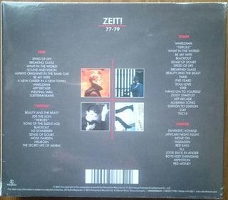 David Bowie : Zeit! 77-79 (Box, Comp, RE, RP + CD, Album, Enh, RM + CD, Album)