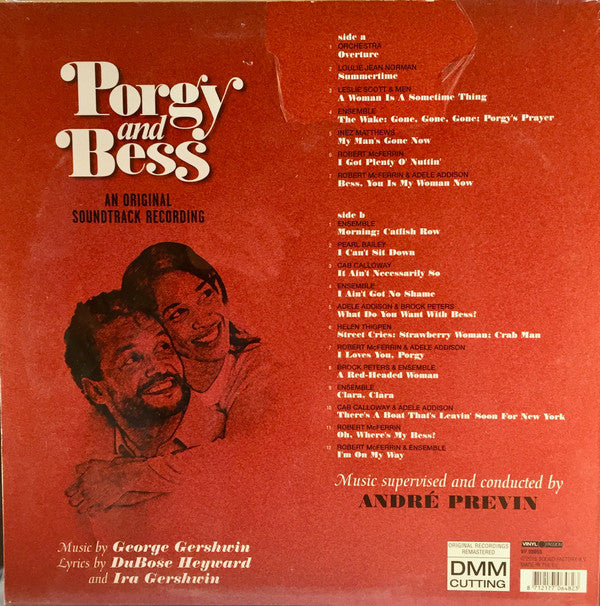 Various : Porgy And Bess (An Original Sound Track Recording) (LP, Album, RE, RM)