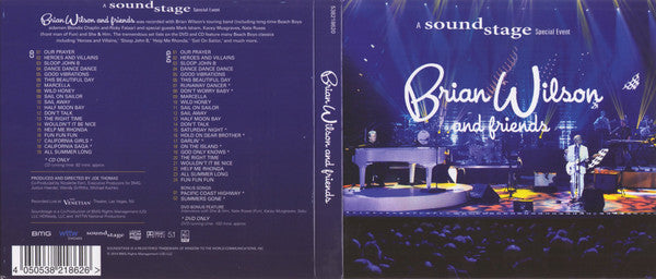 Brian Wilson : Brian Wilson and Friends: A Soundstage Special Event (CD, Album + DVD-V, NTSC)