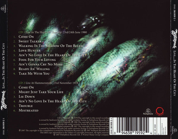 Whitesnake : Live....In The Heart Of The City (2xCD, Album, RE, RM)