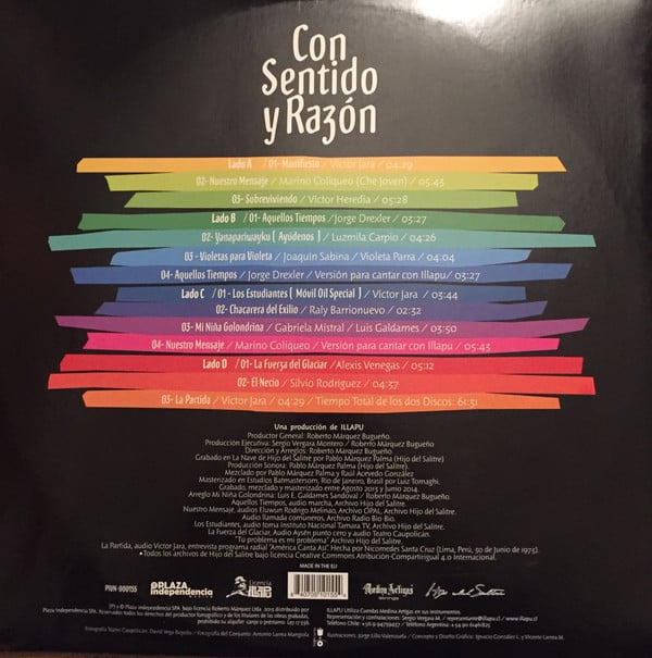 Illapu : Con Sentido Y Razon (2xLP, Album)