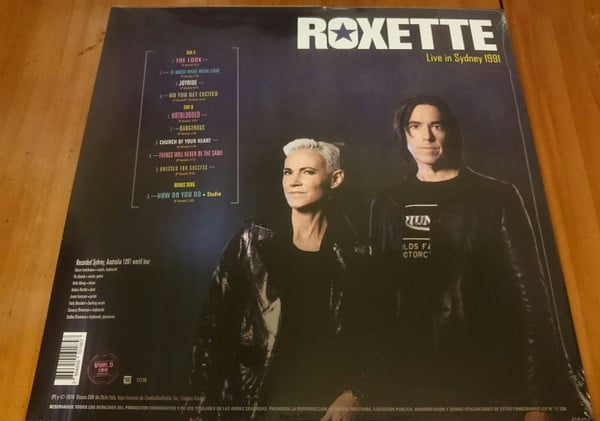 Roxette : Live In Sydney 1991 (LP, Album, Comp, Unofficial, 180)