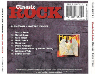Manowar : Battle Hymns (CD, Album, RE, RM)