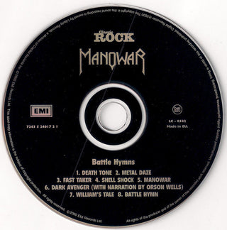 Manowar : Battle Hymns (CD, Album, RE, RM)