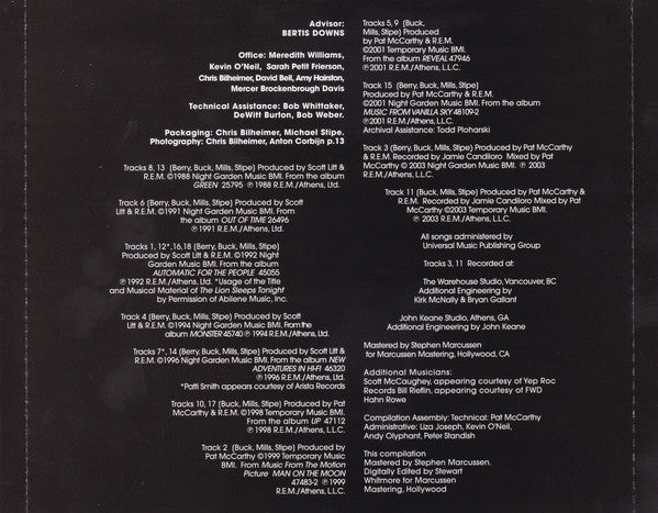 R.E.M. : In Time (The Best Of R.E.M. 1988-2003) (CD, Comp, RE)