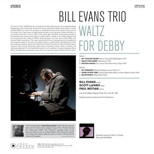 The Bill Evans Trio : Waltz For Debby (LP, Album, Dlx, Ltd, RE, 180)