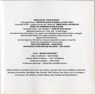 Various : Great Balls Of Fire! (Original Motion Picture Soundtrack) (CD, Album)