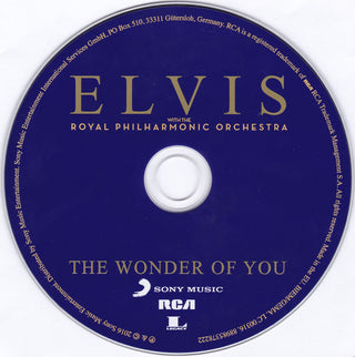 Elvis Presley With The Royal Philharmonic Orchestra : The Wonder Of You (CD, Album)