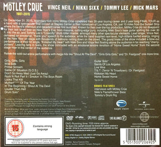 Mötley Crüe : The End - Live In Los Angeles (CD, Album + DVD, NTSC)