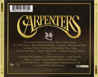 Carpenters : The Nation's Favourite Carpenters Songs (CD, Comp)