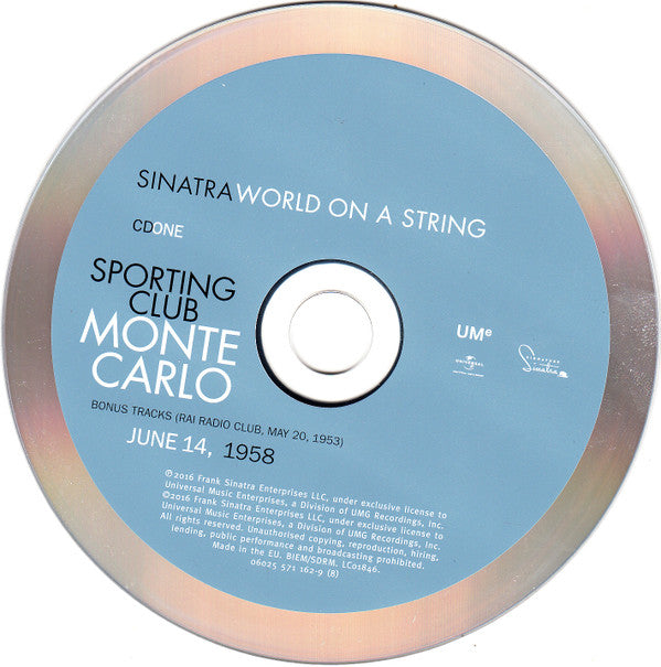 Frank Sinatra : World On A String (Box, Comp + CD, RE, RM + CD, RM + CD, RM + CD, RE,)