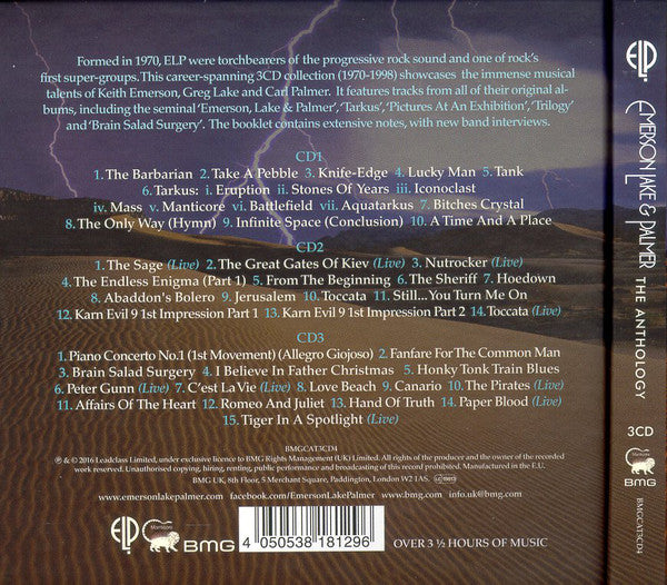 Emerson, Lake & Palmer : The Anthology (3xCD, Comp)