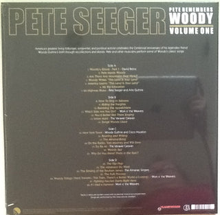 Pete Seeger : Pete Remembers Woody: Volume One (2xLP, Album)