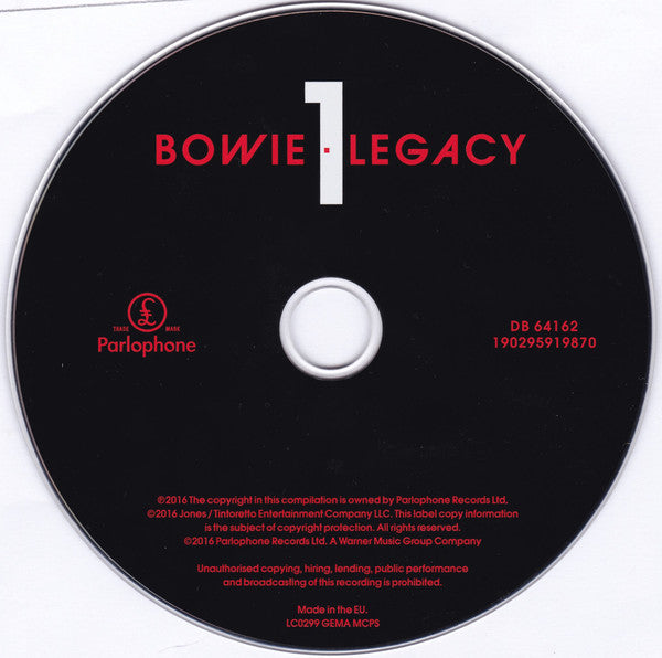 David Bowie : Legacy (2xCD, Comp, Dlx, RM, Dig)