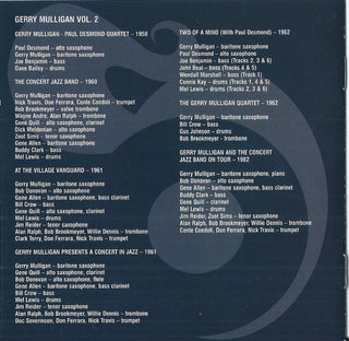Gerry Mulligan : Vol.2 - Seven Classic Albums (4xCD, Comp, RM)