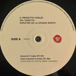 Sol Gabetta, Sonatori De La Gioiosa Marca : Il Progetto Vivaldi (2xLP)