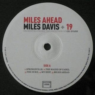 Miles Davis + 19 : Miles Ahead (LP, Album, RE, 180)
