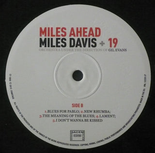 Miles Davis + 19 : Miles Ahead (LP, Album, RE, 180)