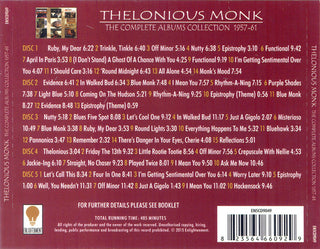 Thelonious Monk : The Complete Albums Collection 1957-61 (5xCD, Comp)