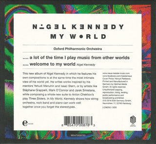 Nigel Kennedy : My World (CD, Album)