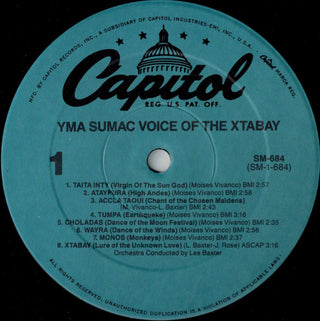 Yma Sumac : Voice Of The Xtabay (LP, Album, Comp, RE, Blu)
