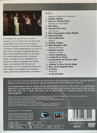 Various : A Tribute To Edith Piaf - Live At Montreux (DVD-V, PAL, Dol)