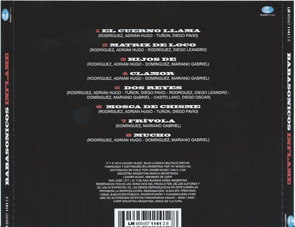 Babasonicos : Inflame (CD, Album)