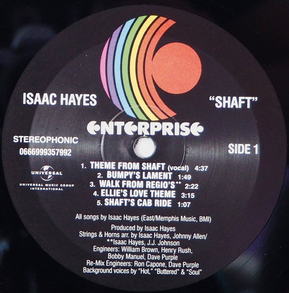 Isaac Hayes : Shaft - Music From The Soundtrack (2xLP, Album, RE, 180)