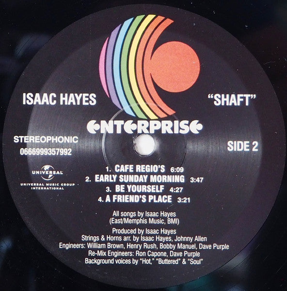 Isaac Hayes : Shaft - Music From The Soundtrack (2xLP, Album, RE, 180)