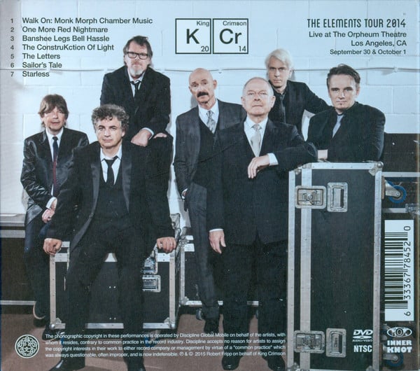 King Crimson : Live At The Orpheum (CD, Album + DVD-V, Album, NTSC)