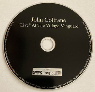 John Coltrane : "Live" At The Village Vanguard (CD, Album, Mono, RE)