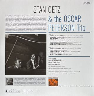 Stan Getz & The Oscar Peterson Trio : Stan Getz & the Oscar Peterson Trio (LP, Album, Dlx, Ltd, RE, 180)