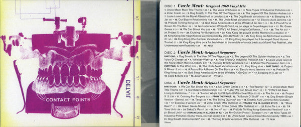 Frank Zappa / The Mothers : Meat Light (The Uncle Meat Project / Object Audio Documentary) (3xCD, Album, RP)