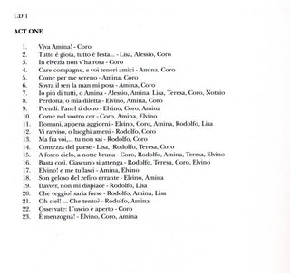 Vincenzo Bellini - Maria Callas, Cesare Valletti, Giuseppe Modesti, Orchestra Del Teatro Alla Scala E Coro Del Teatro Alla Scala, Leonard Bernstein : La Sonnambula (2xCD, RE, RM)