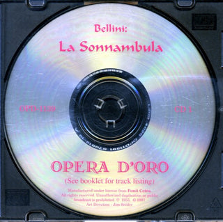 Vincenzo Bellini - Maria Callas, Cesare Valletti, Giuseppe Modesti, Orchestra Del Teatro Alla Scala E Coro Del Teatro Alla Scala, Leonard Bernstein : La Sonnambula (2xCD, RE, RM)