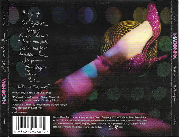 Madonna : Confessions On A Dance Floor (CD, Album, Mixed, RP)