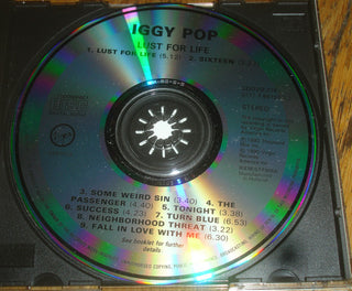 Iggy Pop : Lust For Life (CD, Album, RE, RP)